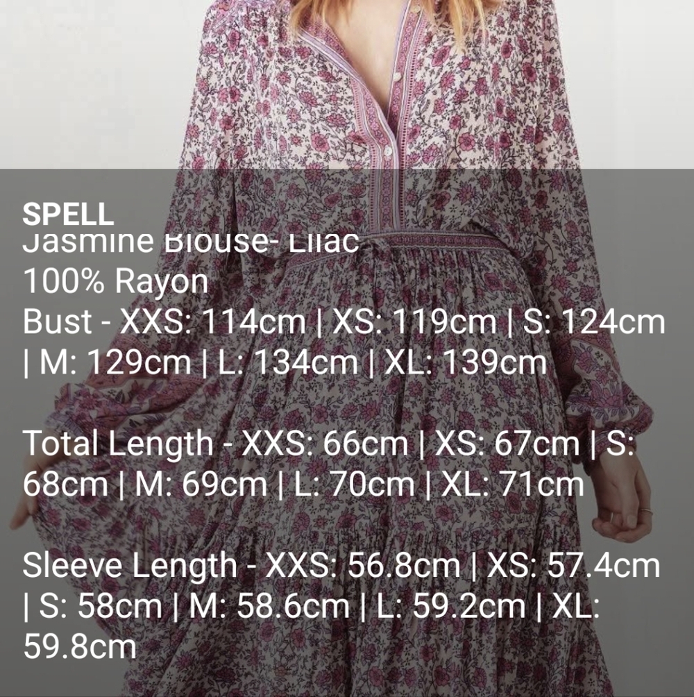 Spell Jasmine Blouse XS - Picture 2 of 8